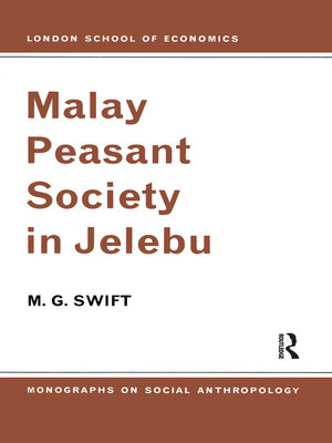 cover image of Malay Peasant Society in Jelebu